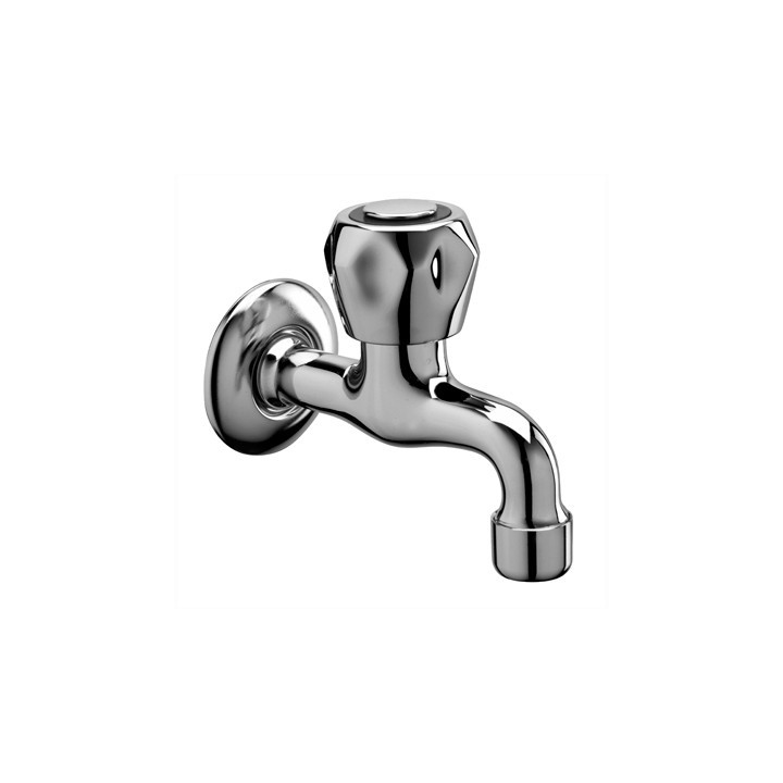 RUBINETTO PORTAGOMMA PROLUNGATO CON ROMPIGETTO DANUBIO 1/2"