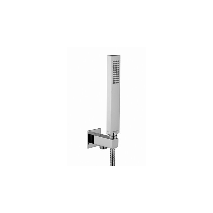 SET DOCCIA INCASSO QUADRO Cromo