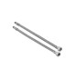2 PZ FLESSIBILI INOX CM 35 SEDE GUARNIZIONE M10x1 F3/8"