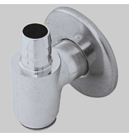 SIFONE LAVATRICE ESTERNO IN OTTONE - Ø 32