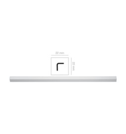PARASPIGOLO 22X22 MM POLIST HD 3 M BIANCO