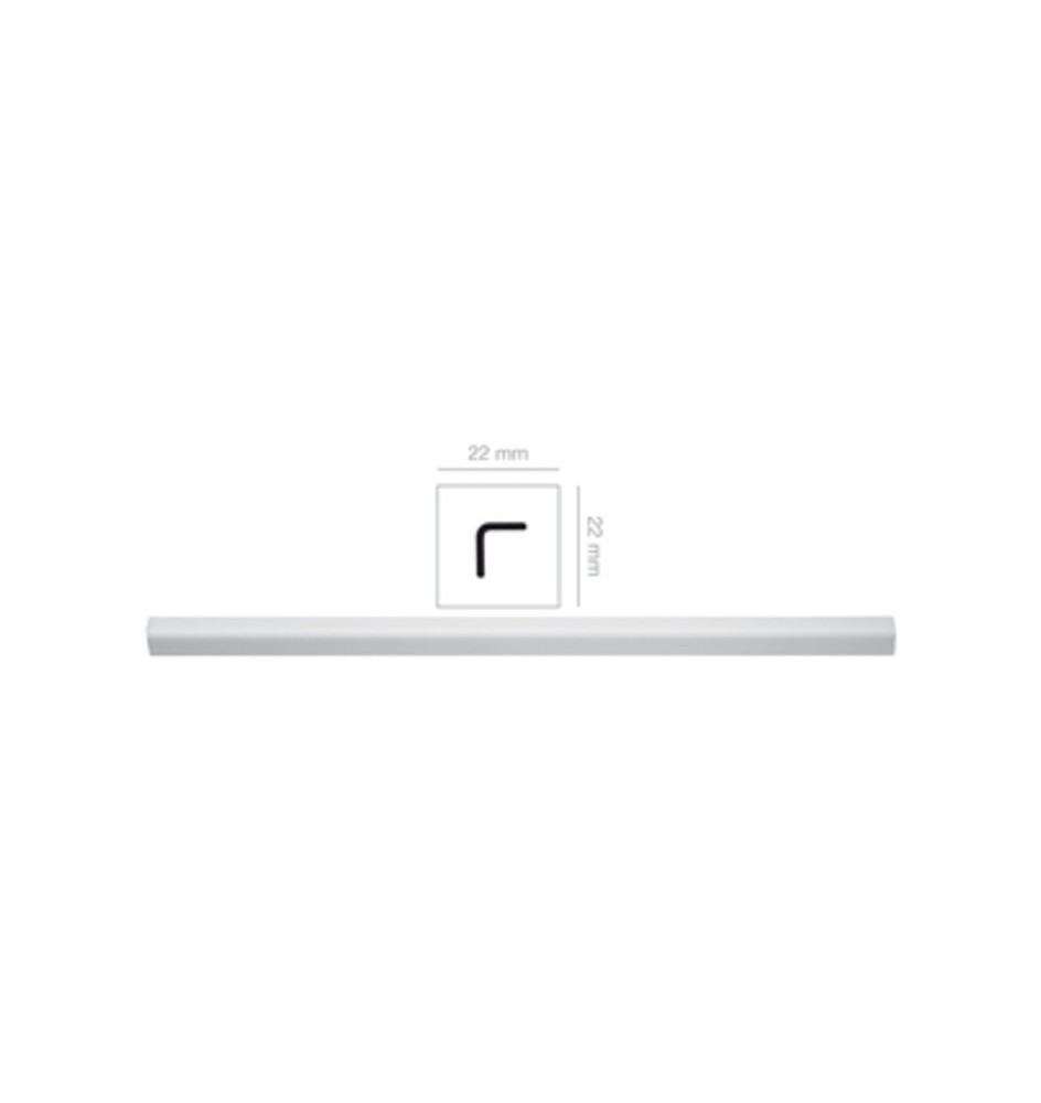 PARASPIGOLO 22X22 MM POLIST HD 3 M BIANCO