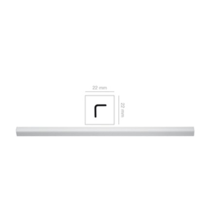 PARASPIGOLO 22X22 MM POLIST HD 3 M BIANCO