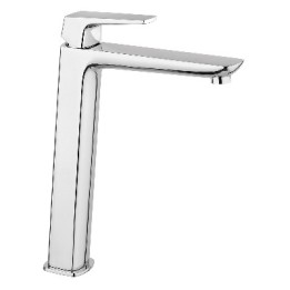 MISCELATORE MONOCOMANDO LAVABO ALTO LINEA SPARTACO Cromo