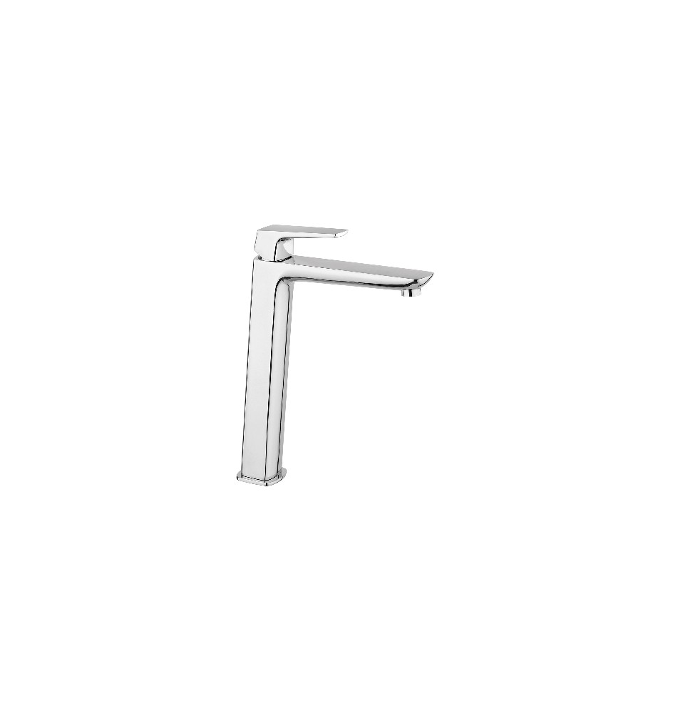 MISCELATORE MONOCOMANDO LAVABO ALTO LINEA SPARTACO Cromo