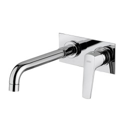 MISCELATORE MONOCOMANDO LAVABO DA INCASSO SPARTACO Cromo