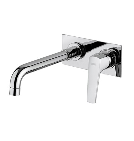 MISCELATORE MONOCOMANDO LAVABO DA INCASSO SPARTACO Cromo
