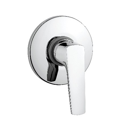 MISCELATORE MONOCOMANDO INCASSO DOCCIA LINEA SPARTACO Cromo