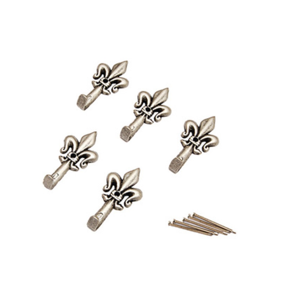 BL GANCIO P/QUADRO GIGLIO 32 MM ARGEN N. 0 5 PZ*