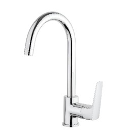 MISCELATORE MONOCOMANDO LAVELLO CANNA ALTA SPARTACO Cromo