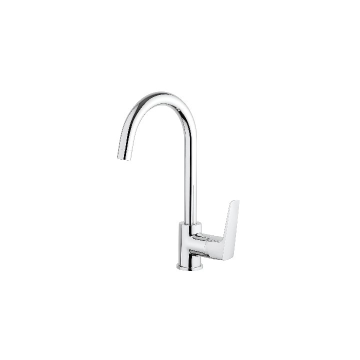 MISCELATORE MONOCOMANDO LAVELLO CANNA ALTA SPARTACO Cromo