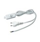 PL CAVO 1,5 M 2X0,75 C/INTERRUTTORE BIANCO *
