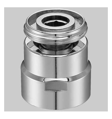 SNODO CROMATO PER RUBINETTI - M 18X1 - F18X1
