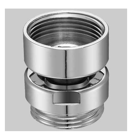 SNODO CROMATO PER RUBINETTI DESIGN - M 16X1 - F 16X1
