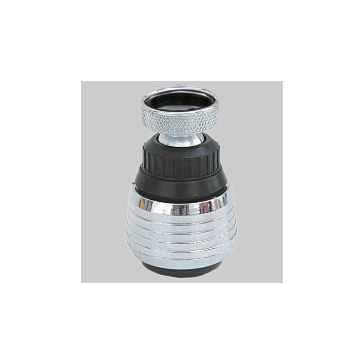 AERATORE REGOLABILE CON SNODO - Cromato F 22/1
