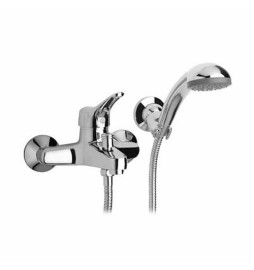MISCELATORE MONOCOMANDO VASCA CON ACCESSORI LINEA DERBY Cromo