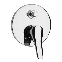 MISCELATORE MONOCOMANDO INCASSO DOCCIA CON DEVIATORE LINEA DERBY Cromo