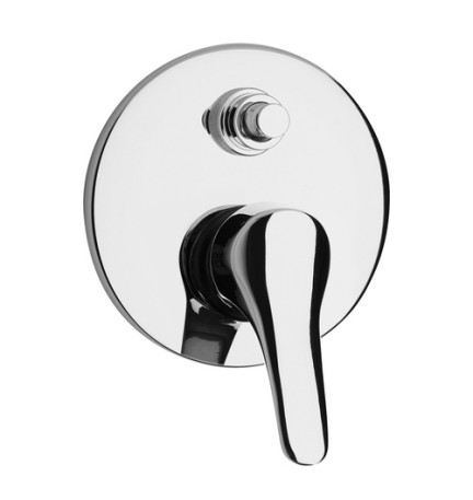 MISCELATORE MONOCOMANDO INCASSO DOCCIA CON DEVIATORE LINEA DERBY Cromo