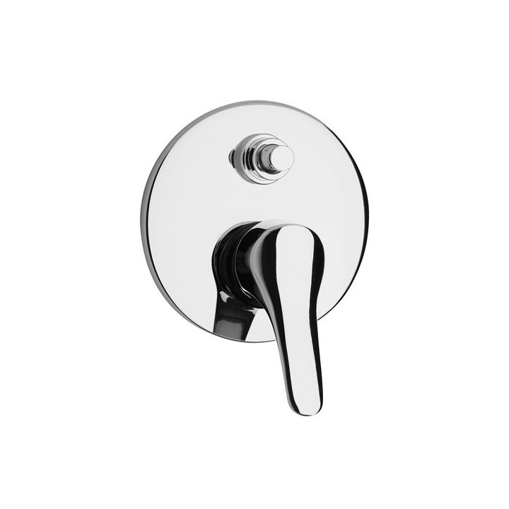 MISCELATORE MONOCOMANDO INCASSO DOCCIA CON DEVIATORE LINEA DERBY Cromo