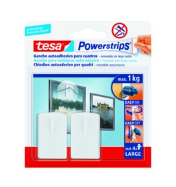 GANCIO ADESIVO TESA POWERSTRIPS QUADRO 2 PZ