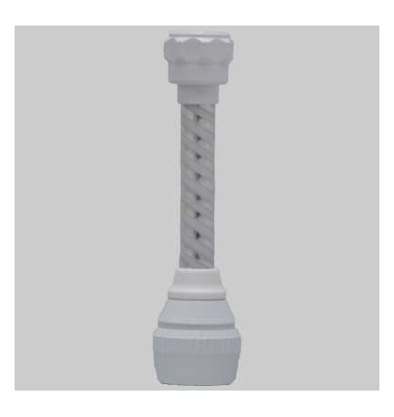 AERATORE REGOLABILE CON SNODO - Fil. 22 x 1" F