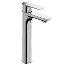 MISCELATORE MONOCOMANDO LAVABO ALTO LINEA TEN Cromo