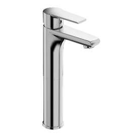 MISCELATORE MONOCOMANDO LAVABO ALTO LINEA TEN Cromo