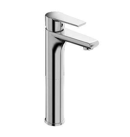 MISCELATORE MONOCOMANDO LAVABO ALTO LINEA TEN Cromo