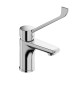 MISCELATORE MONOCOMANDO LAVABO CON LEVA CLINICA LINEA TEN Cromo