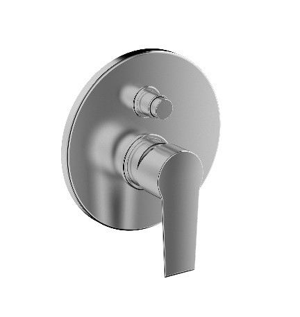 MISCELATORE MONOCOMANDO INCASSO DOCCIA C/DEV LINEA TEN Cromo