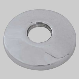 ROSONE FILETTATO IN OTTONE CROMATO - 1/2 Ø esterno mm 65