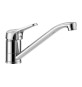 MISCELATORE MONOCOMANDO LAVELLO CON LEVA FRONTALE LINEA TEN Cromo