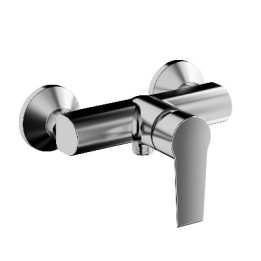 MISCELATORE MONOCOMANDO ESTERNO DOCCIA LINEA TEN Cromo