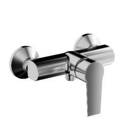 MISCELATORE MONOCOMANDO ESTERNO DOCCIA LINEA TEN Cromo