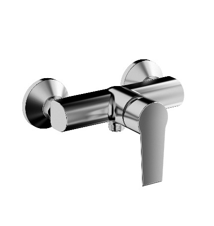 MISCELATORE MONOCOMANDO ESTERNO DOCCIA LINEA TEN Cromo