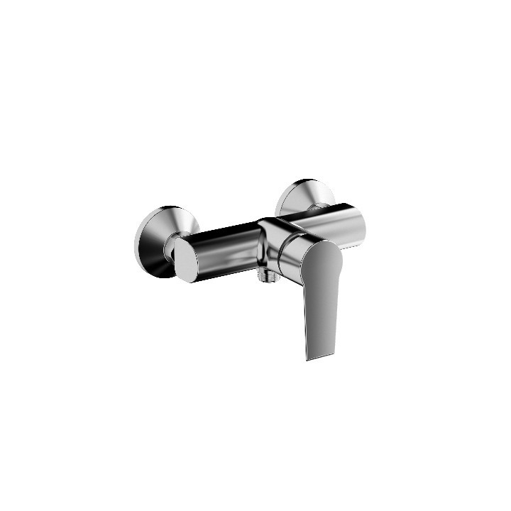 MISCELATORE MONOCOMANDO ESTERNO DOCCIA LINEA TEN Cromo
