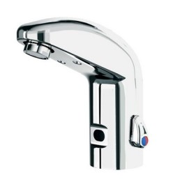 MISCELATORE ELETTRONICO PER LAVABO A BATTERIA SERIE ONE Cromo