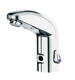 MISCELATORE ELETTRONICO PER LAVABO A BATTERIA SERIE ONE Cromo