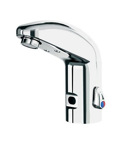 MISCELATORE ELETTRONICO PER LAVABO A BATTERIA SERIE ONE Cromo