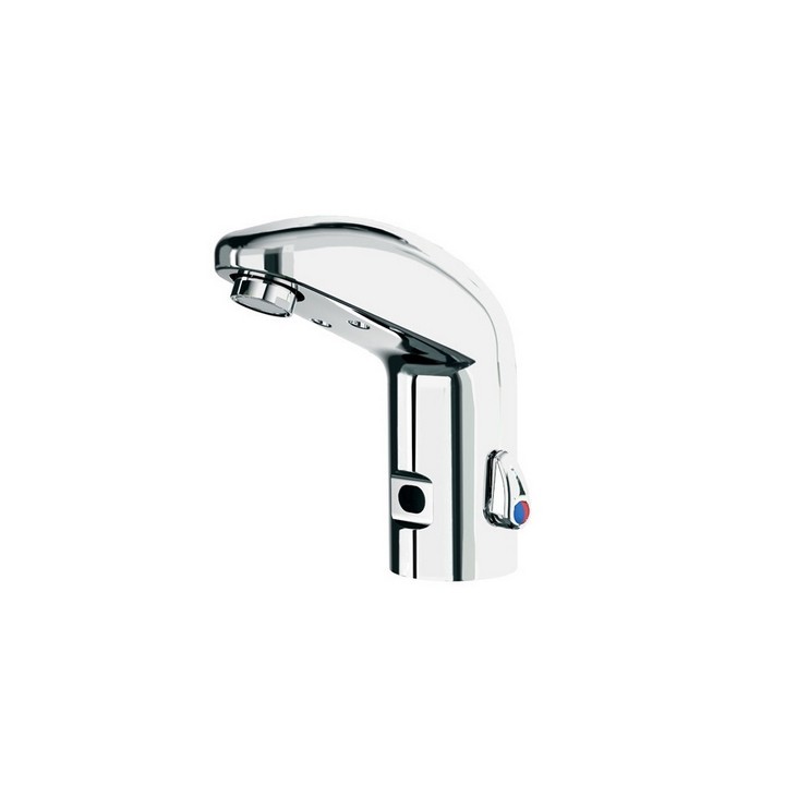 MISCELATORE ELETTRONICO PER LAVABO A BATTERIA SERIE ONE Cromo