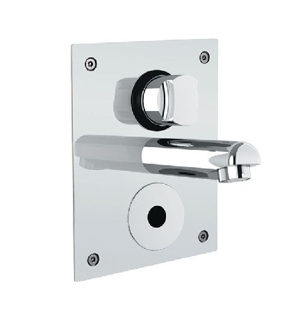 RUBINETTO ELETTRONICO PER LAVABO DA INCASSO Alim. Batteria 6V