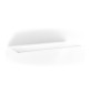 MENSOLA VITRA 6 MM BIANCO 12X30 CM