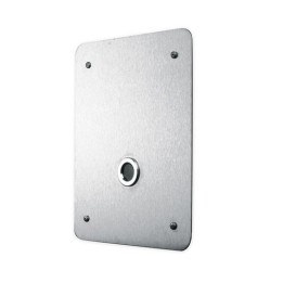 RUBINETTO DA INCASSO A FOTOCELLULA PER ORINATOIO USCITA INFERIORE Alim. Batteria 6V - Cromo