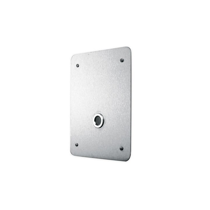 RUBINETTO DA INCASSO A FOTOCELLULA PER ORINATOIO USCITA INFERIORE Alim. Batteria 6V - Cromo