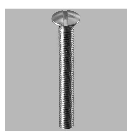 VITE IN OTTONE PER ANELLO INOX - mm 30 cromata