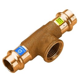 T IN BRONZO A PRESSARE FXFXFIL F ACQUA/GAS Diam. 15 x 1/2