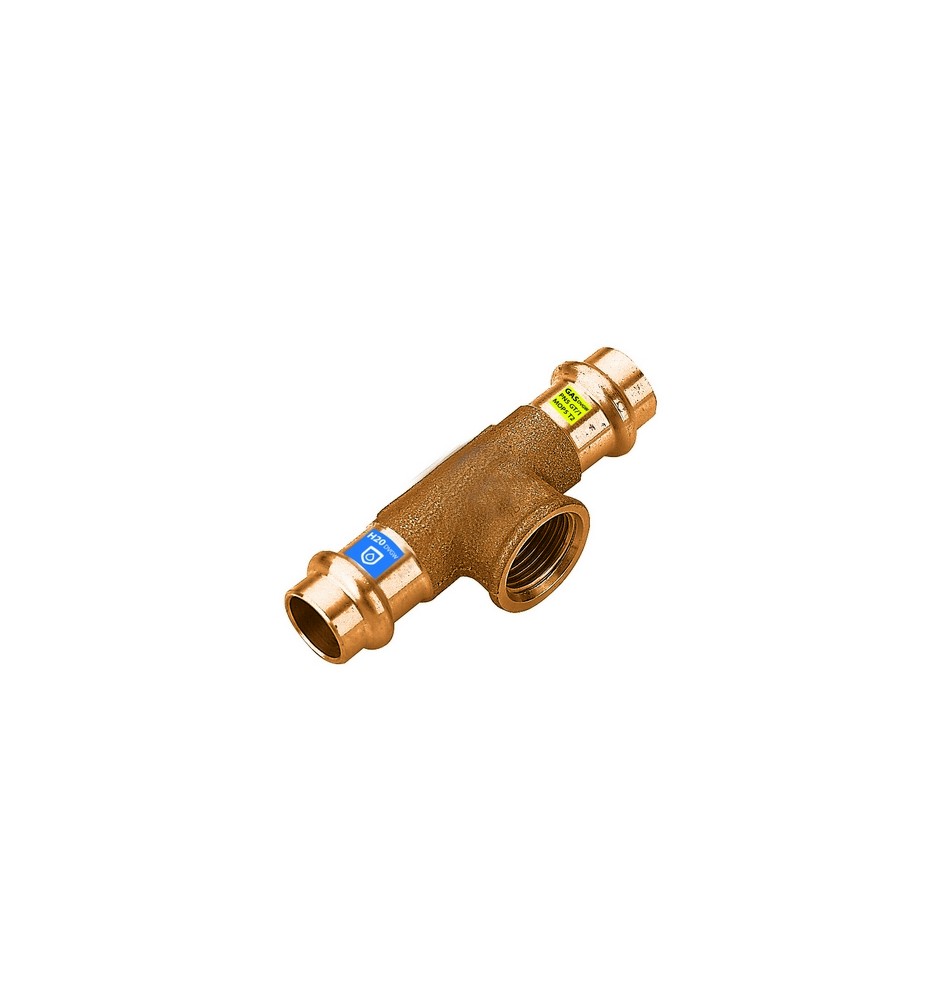 T IN BRONZO A PRESSARE FXFXFIL F ACQUA/GAS Diam. 28 x 3/4
