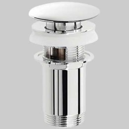 PILETTA PER LAVABO CON TAPPO A PRESSIONE - 1"1/4 c/troppo pieno
