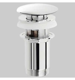 PILETTA PER LAVABO CON TAPPO A PRESSIONE - 1"1/4 c/troppo pieno