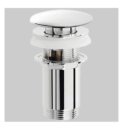 PILETTA PER LAVABO CON TAPPO A PRESSIONE - 1"1/4 c/troppo pieno
